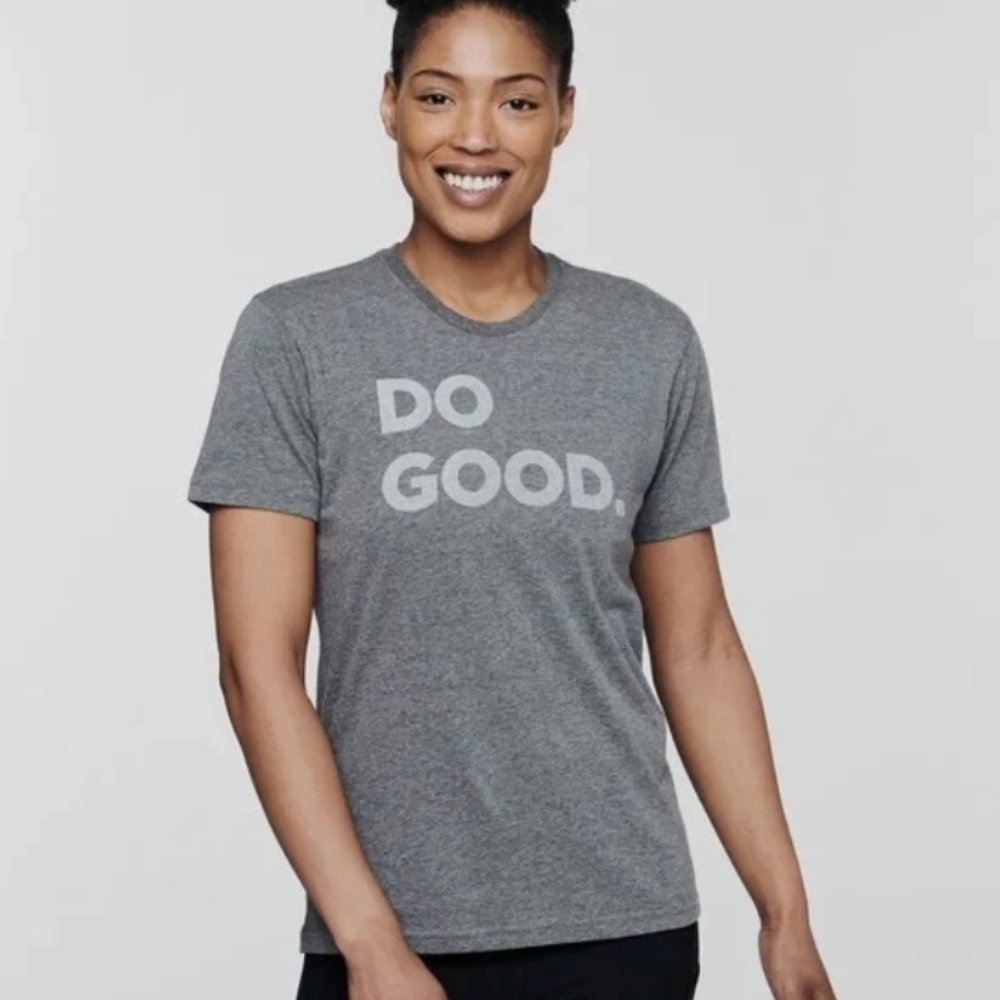 NWT Cotopaxi Do Good Graphic T-Shirt-Heather Grey
